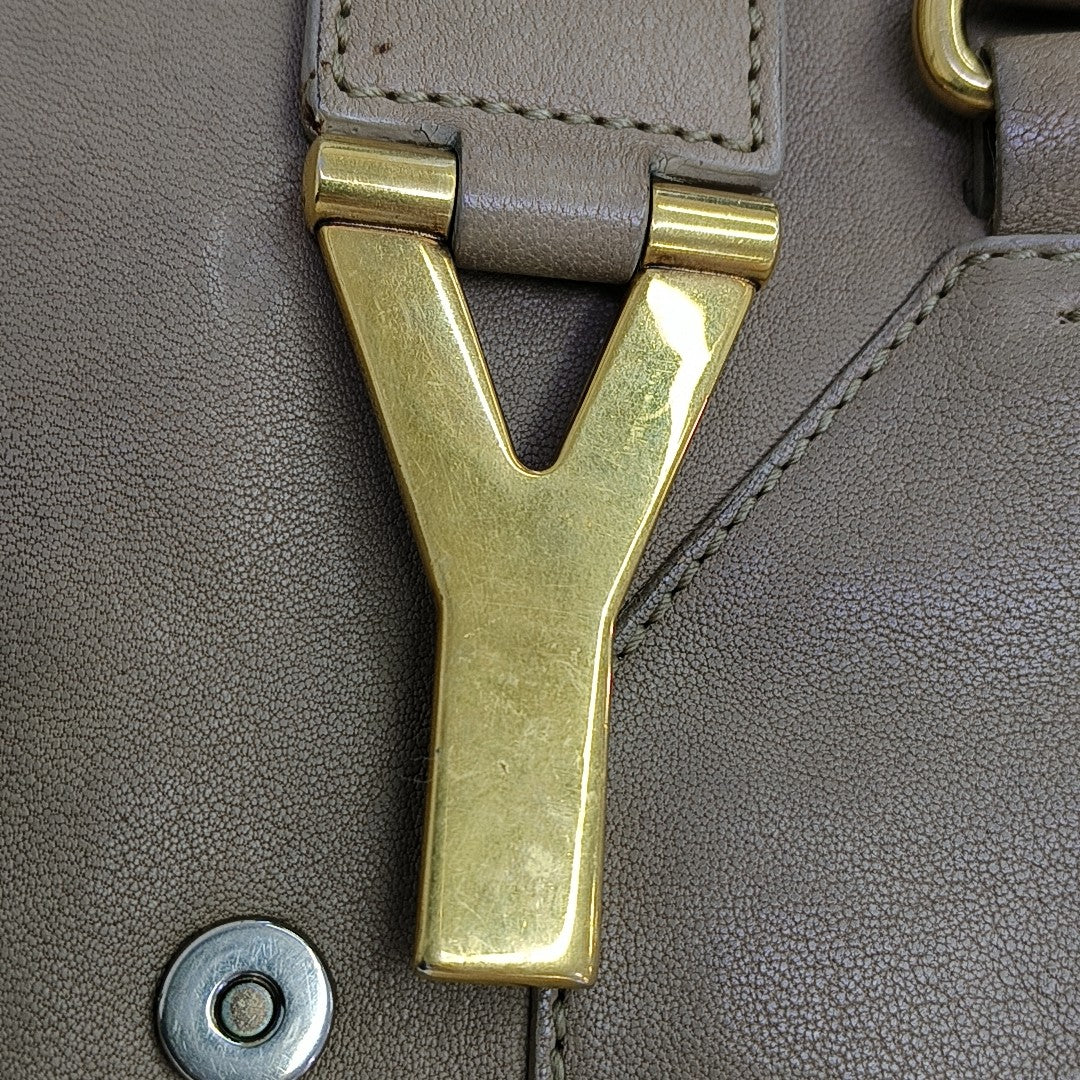 CHYC Y LIGNE Medium Calfskin Gray