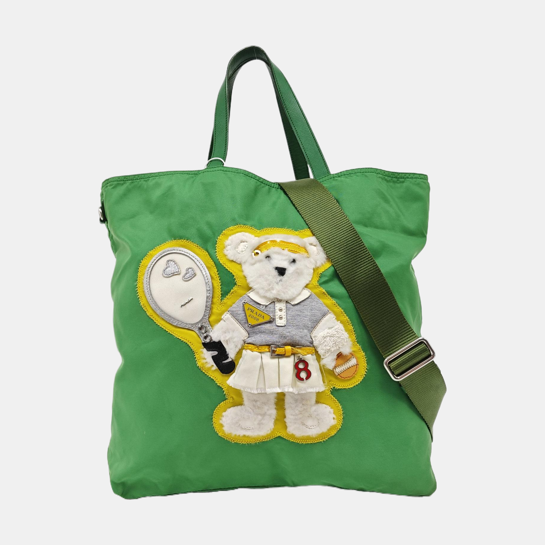 Nylon Tote Bag Green