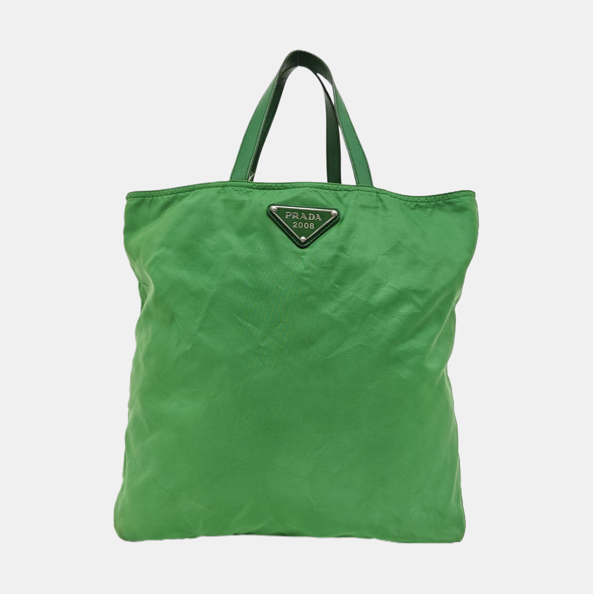 Nylon Tote Bag Green