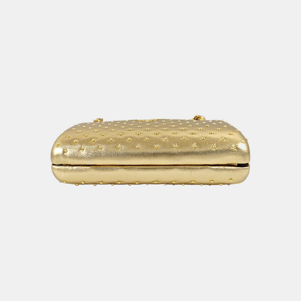 Calfskin Shoulder Bag Gold