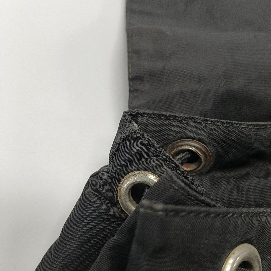 Nylon Backpack Black
