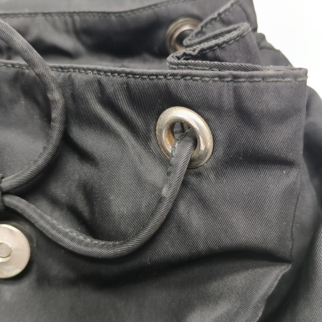 Nylon Backpack Black