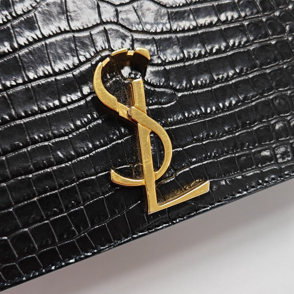 CASSANDRA Medium Calfskin Black