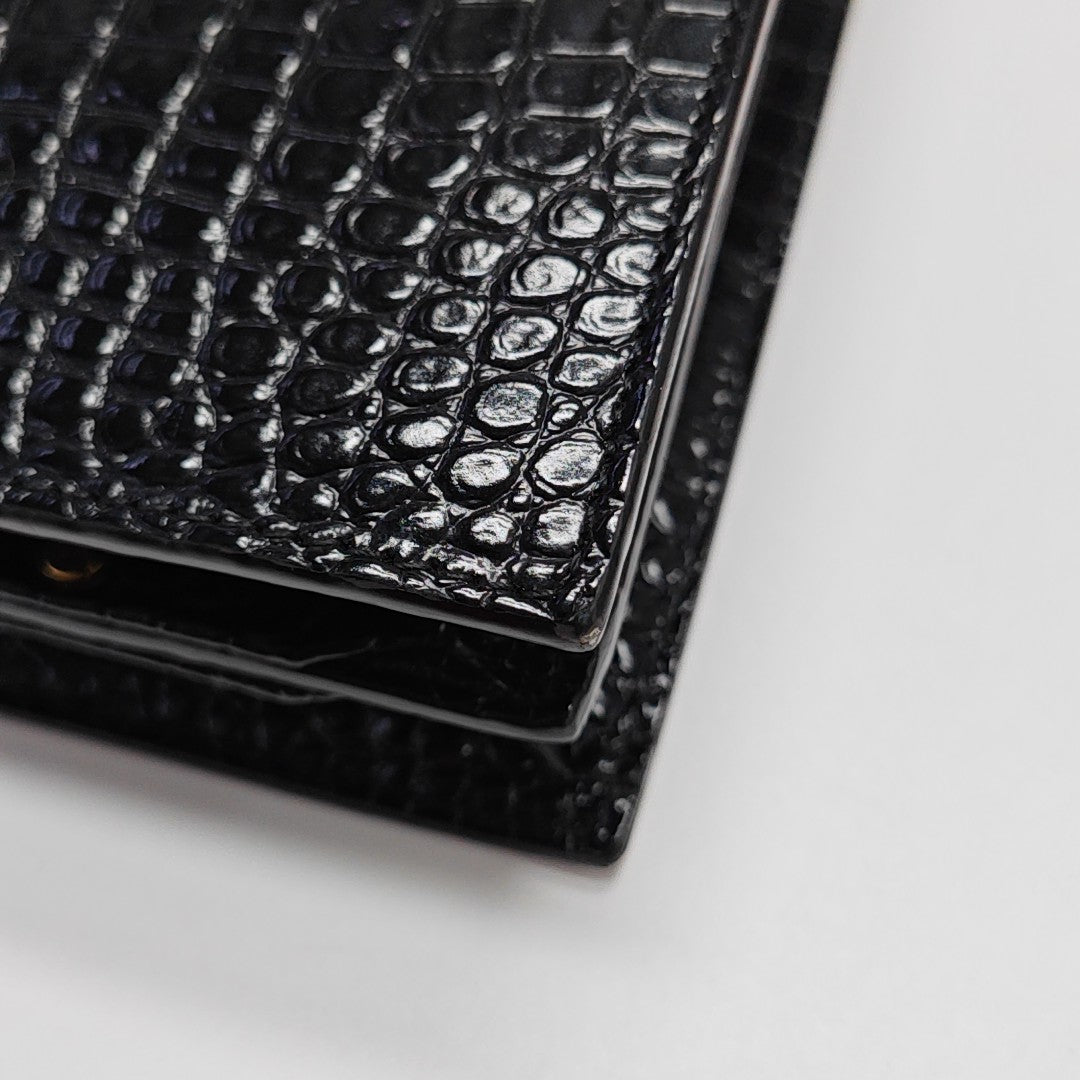 CASSANDRA Medium Calfskin Black