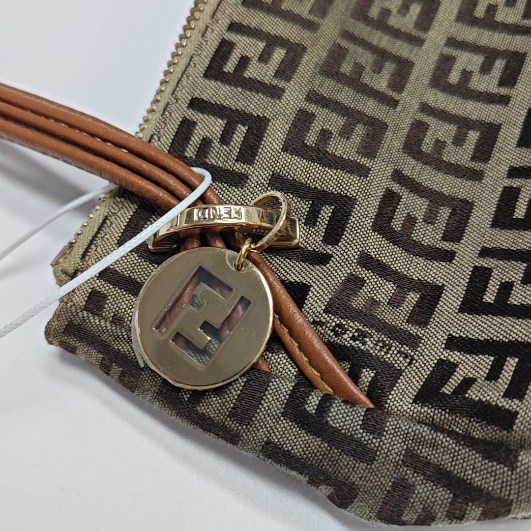 Canvas Top Handle Bag Brown
