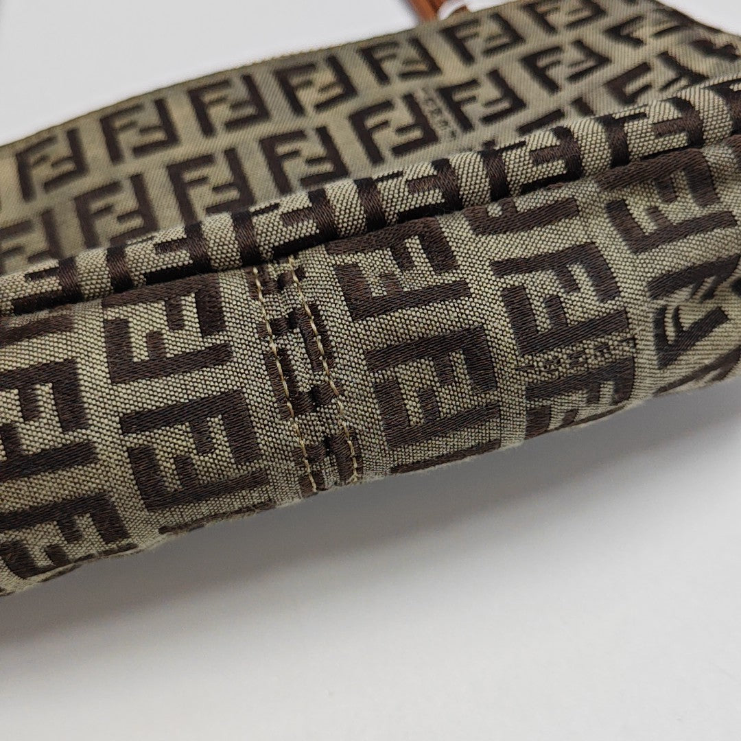 Canvas Top Handle Bag Brown