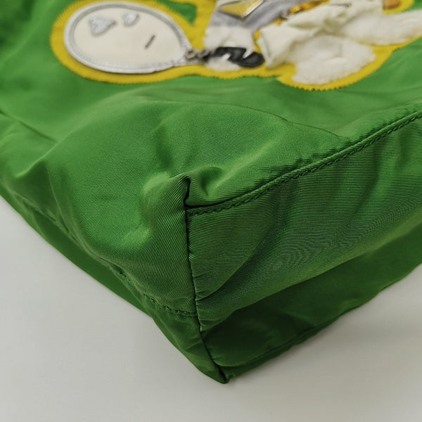 Nylon Tote Bag Green
