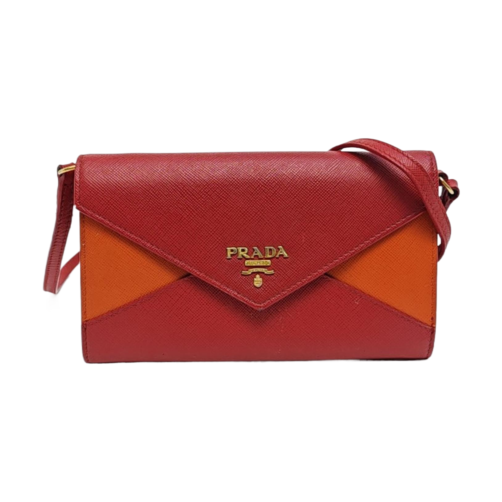 Calfskin Shoulder Bag Red