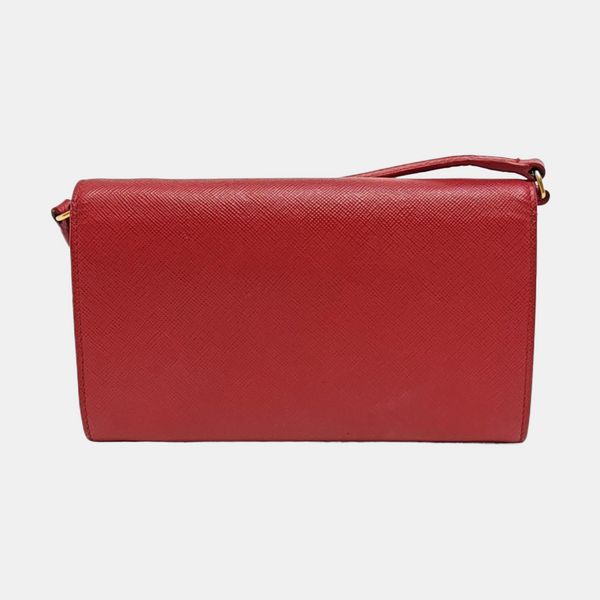 Calfskin Shoulder Bag Red