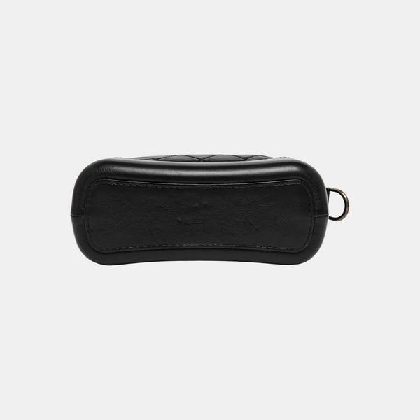 GABRIELLE Small Quilted Vintage Calf Black
