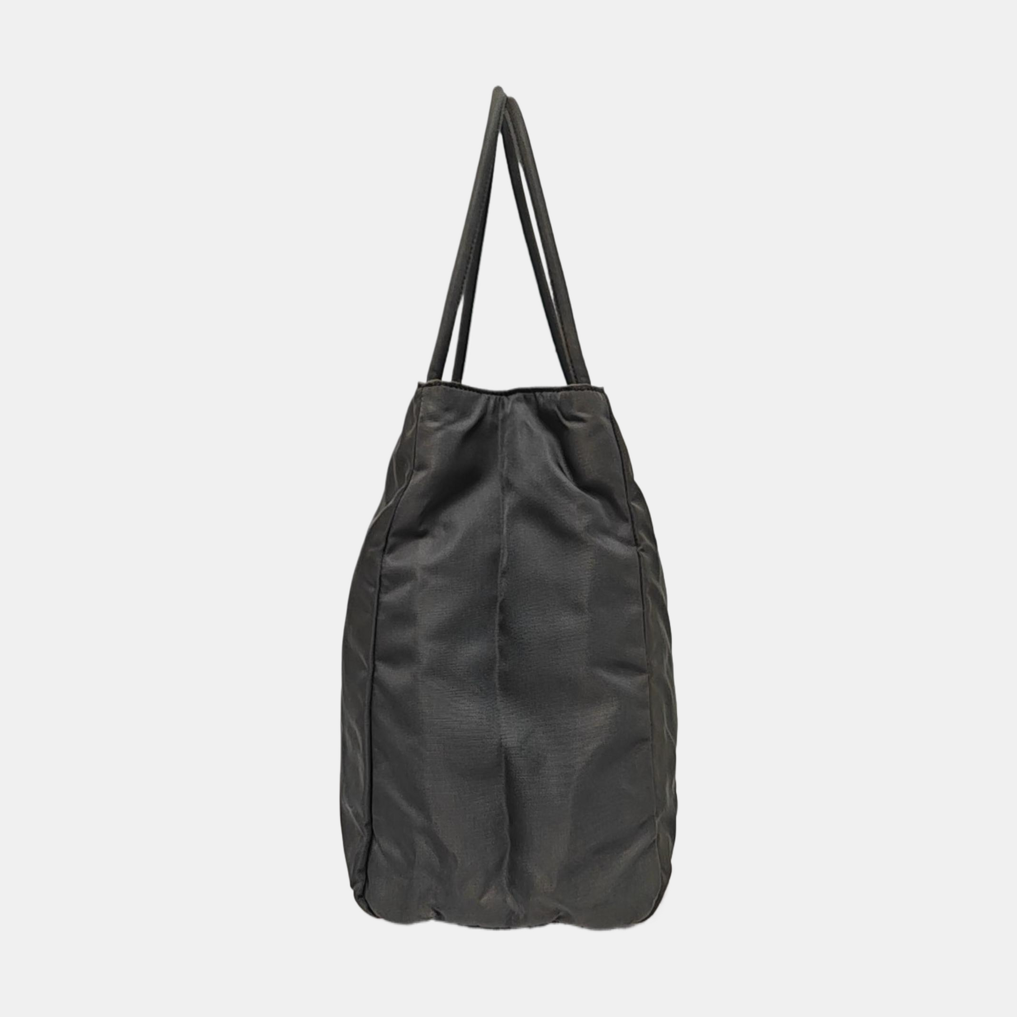 Nylon Top Handle Bag Green