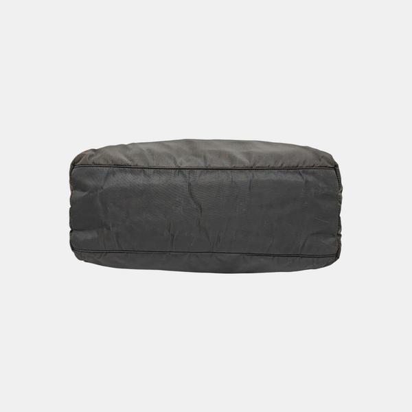 Nylon Top Handle Bag Green