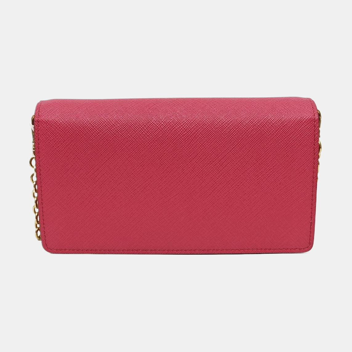 Saffiano Calfskin Shoulder Bag Red