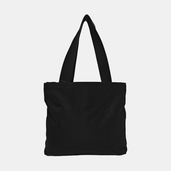 Nylon Top Handle Bag Black