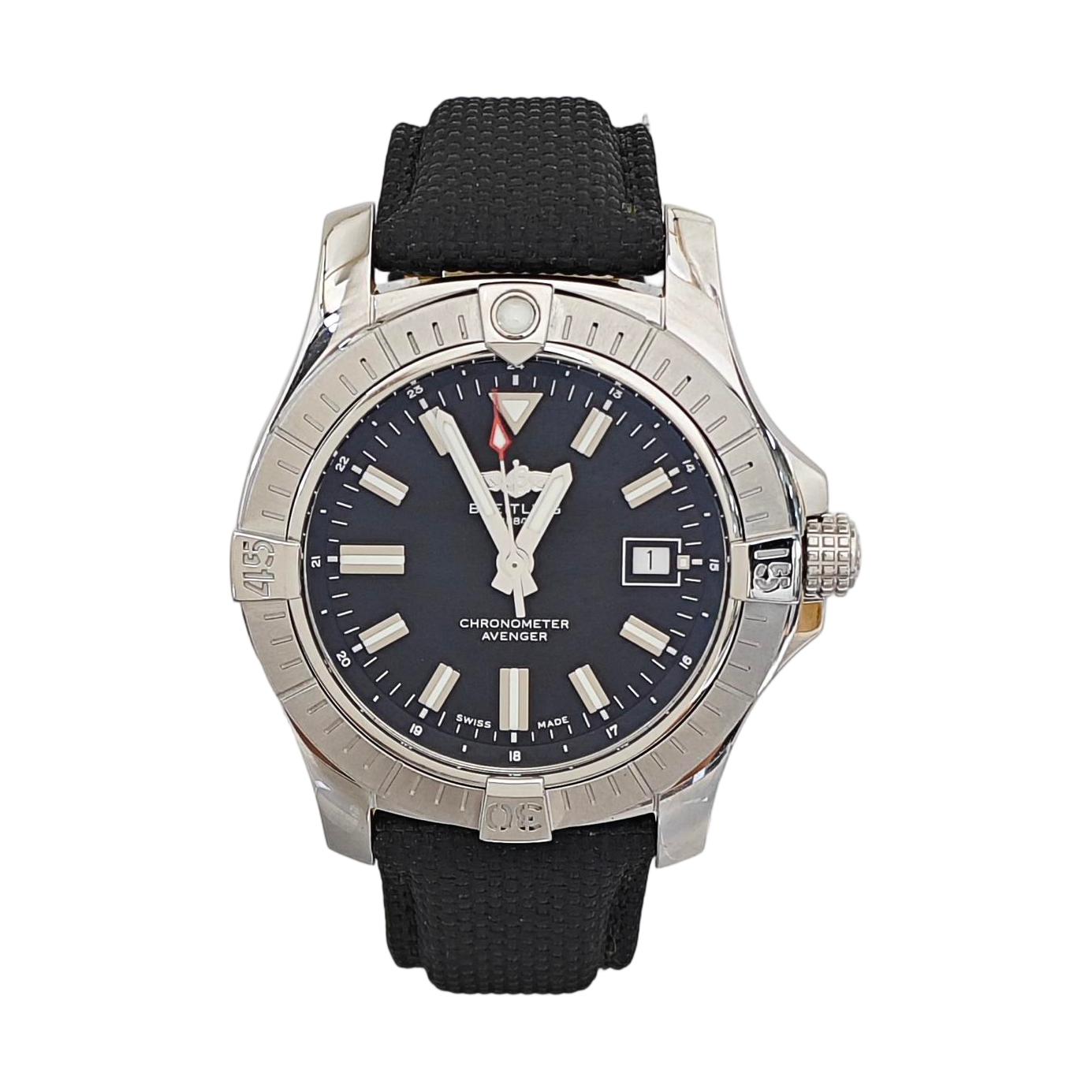 Avenger 43mm Black Automatic Watch