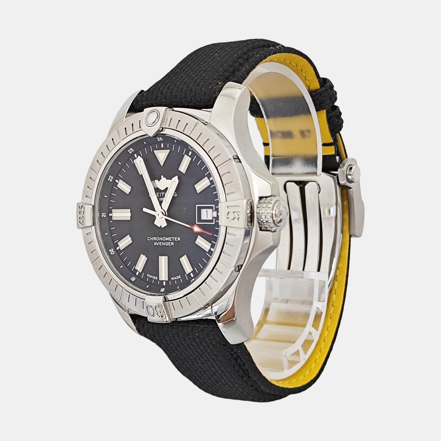 Avenger 43mm Black Automatic Watch