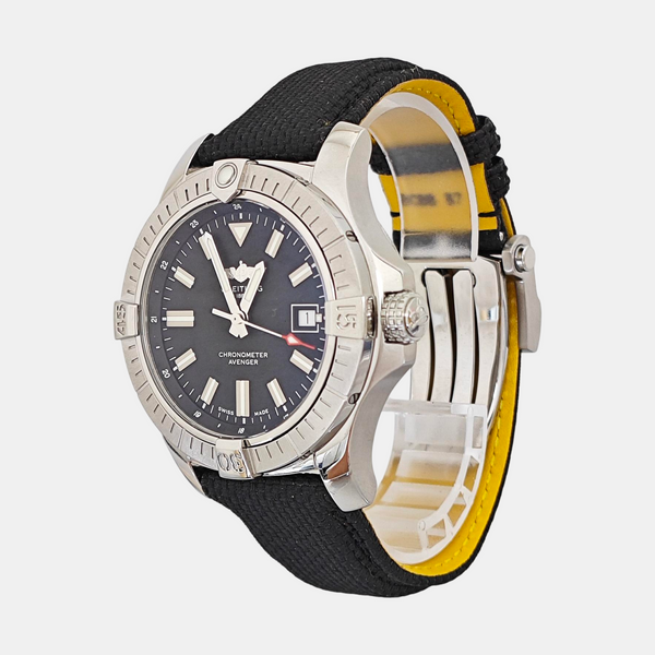 Avenger 43mm Black Automatic Watch