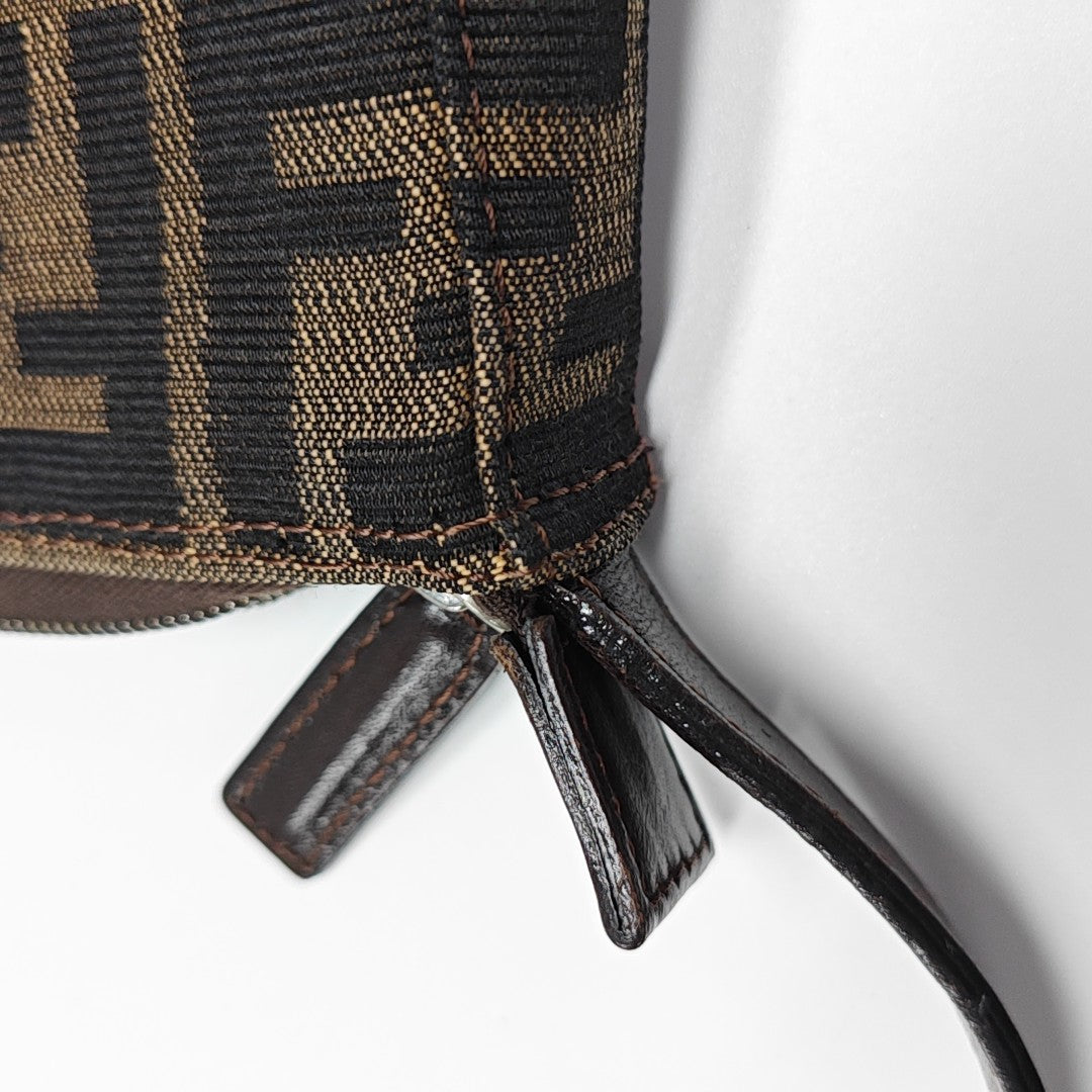 Canvas Shoulder Bag Brown