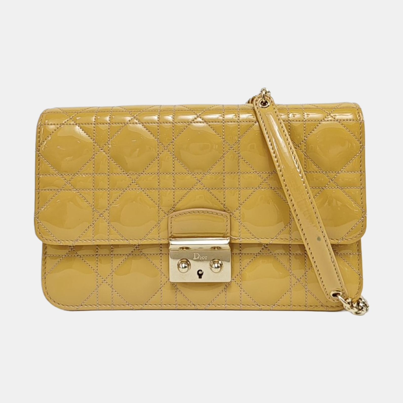 Rendez-Vous Cannage Patent Leather Yellow