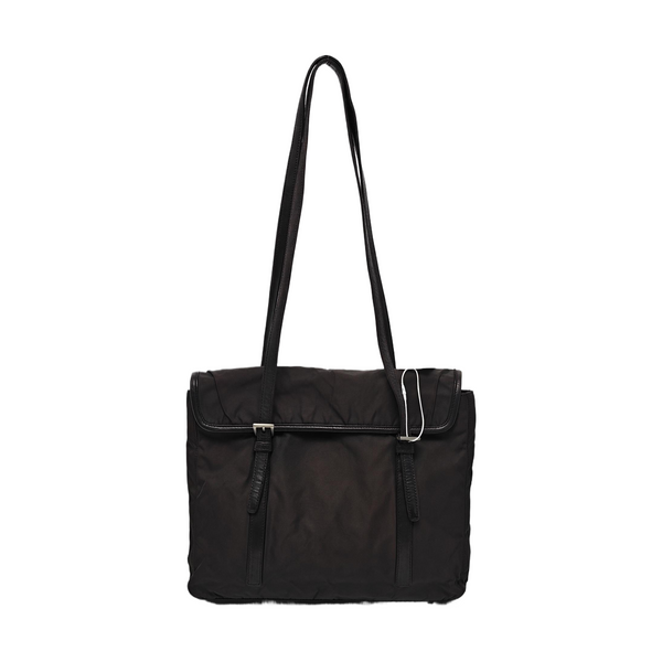 Nylon Tote Bag Brown