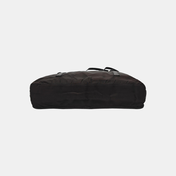 Nylon Tote Bag Brown