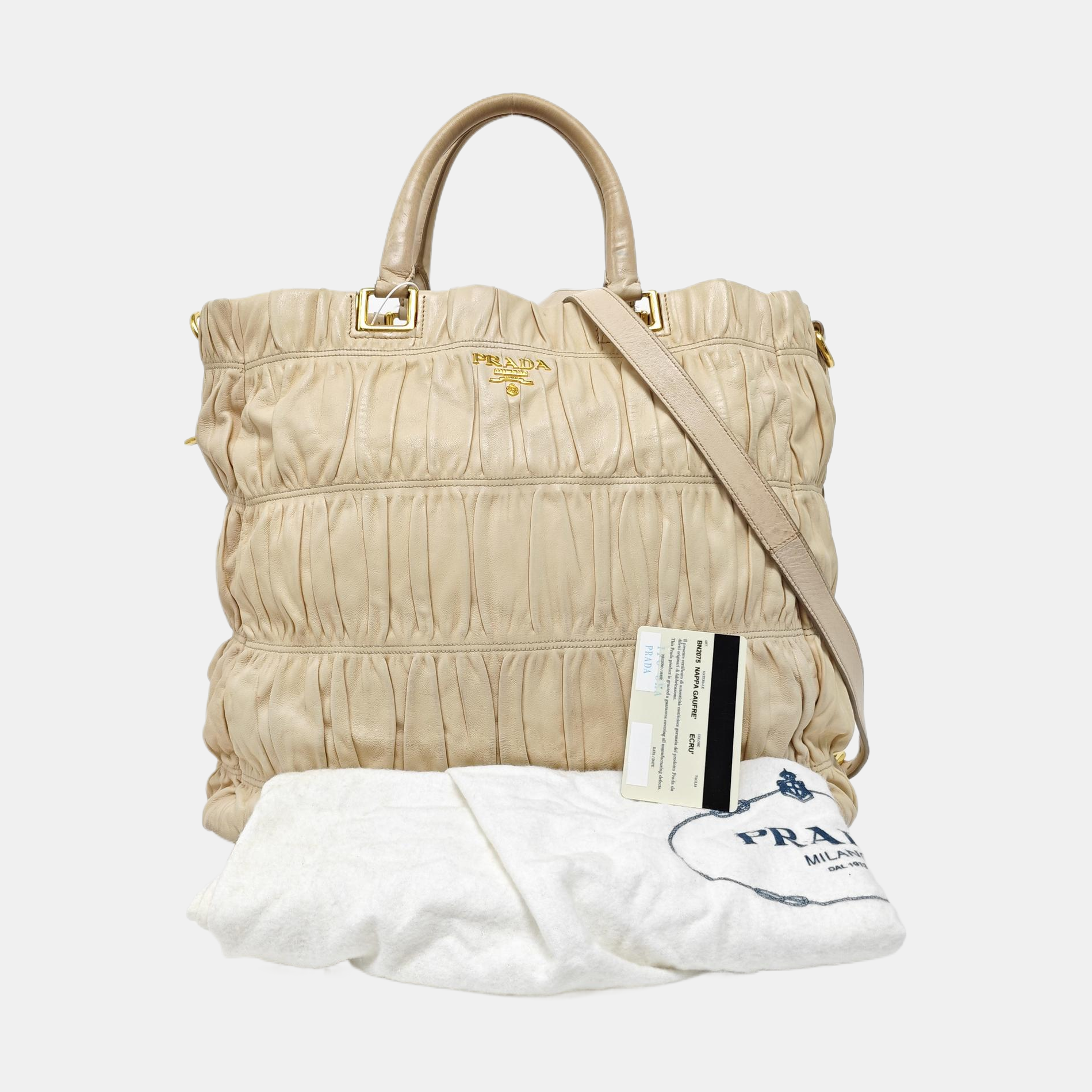 Gaufre Calfskin Beige
