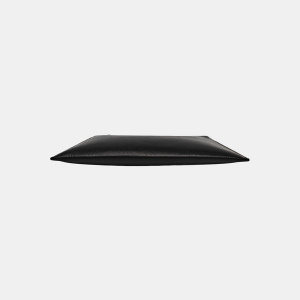 Saffiano Calfskin Clutch Black