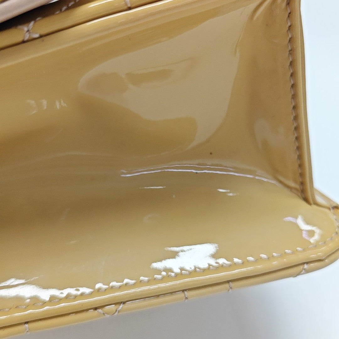 Rendez-Vous Cannage Patent Leather Yellow