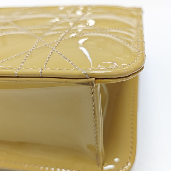 Rendez-Vous Cannage Patent Leather Yellow