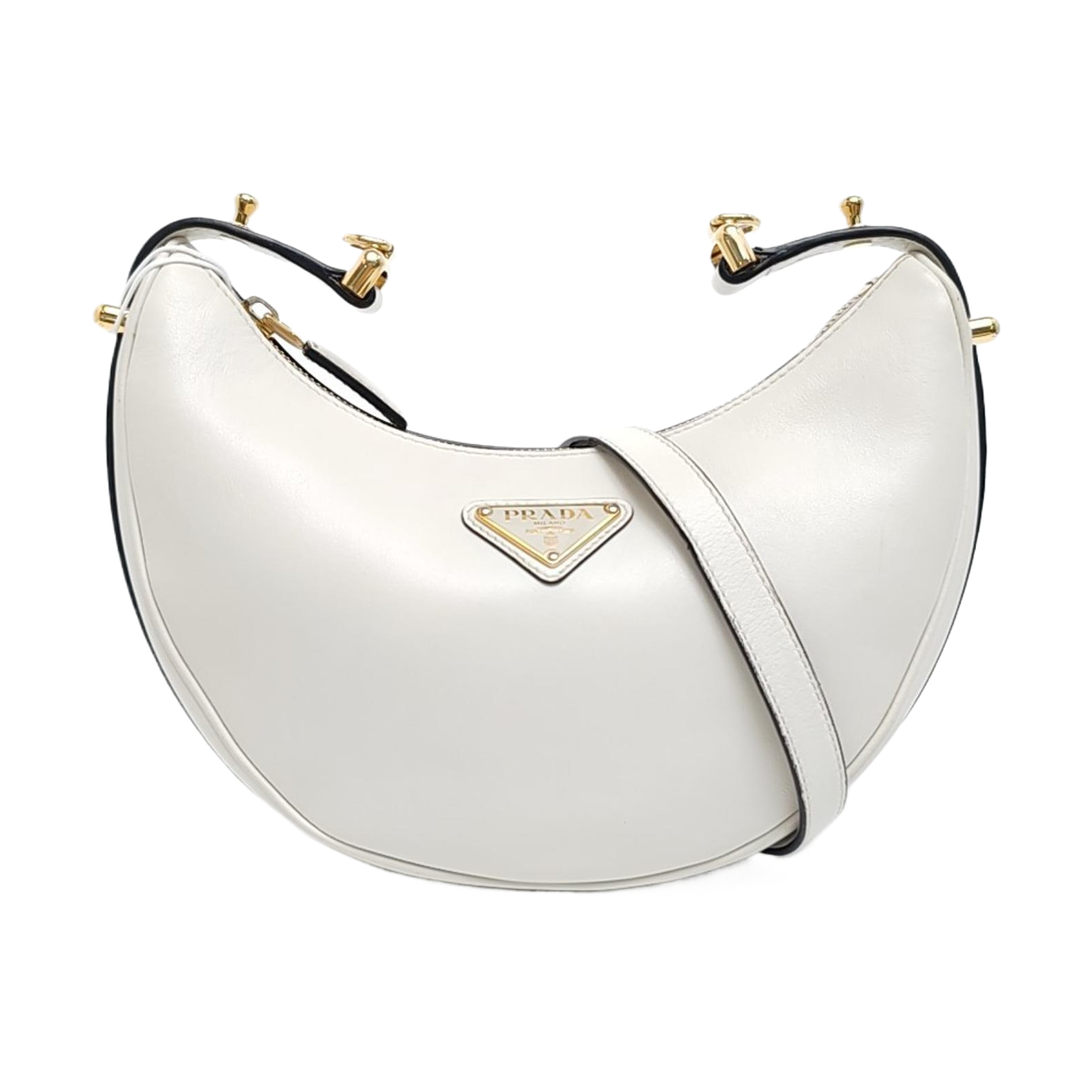 Calfskin Shoulder Bag White