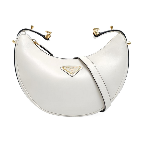 Calfskin Shoulder Bag White