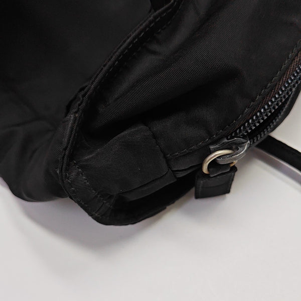 Nylon Tote Bag Black