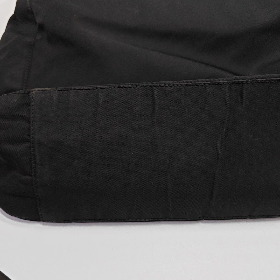 Nylon Tote Bag Black