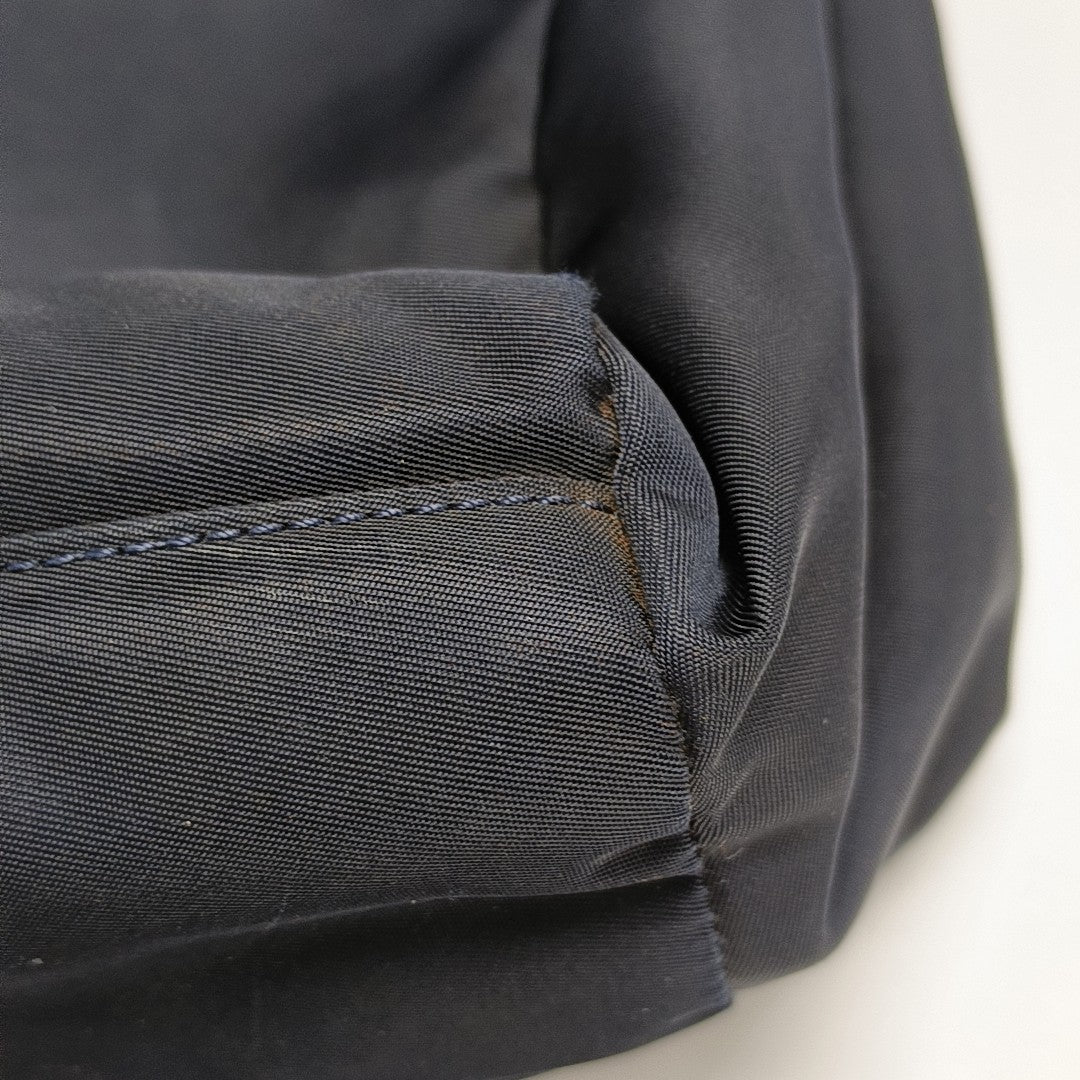 Nylon Top Handle Bag Black