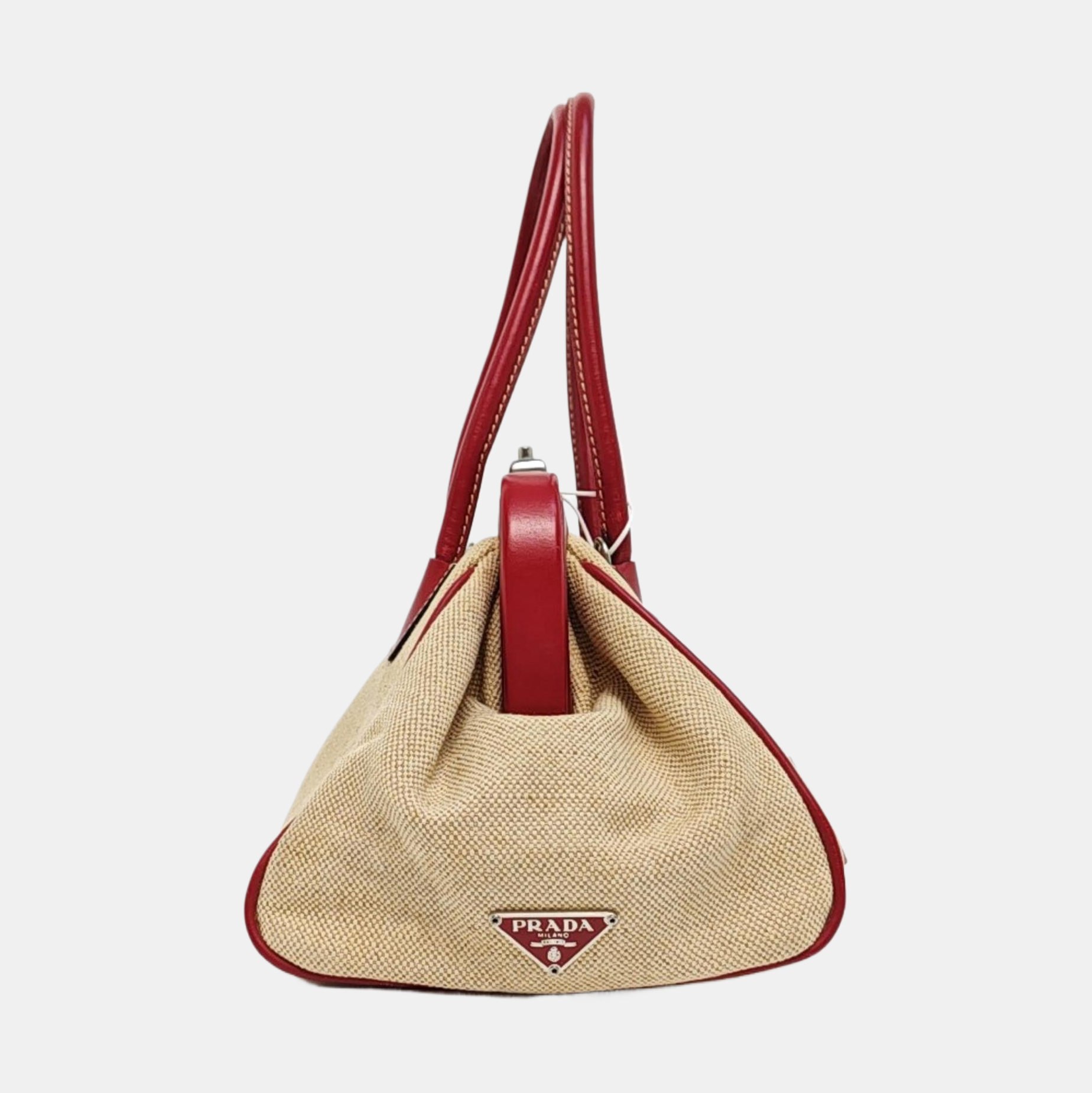 Canvas Shoulder Bag Beige