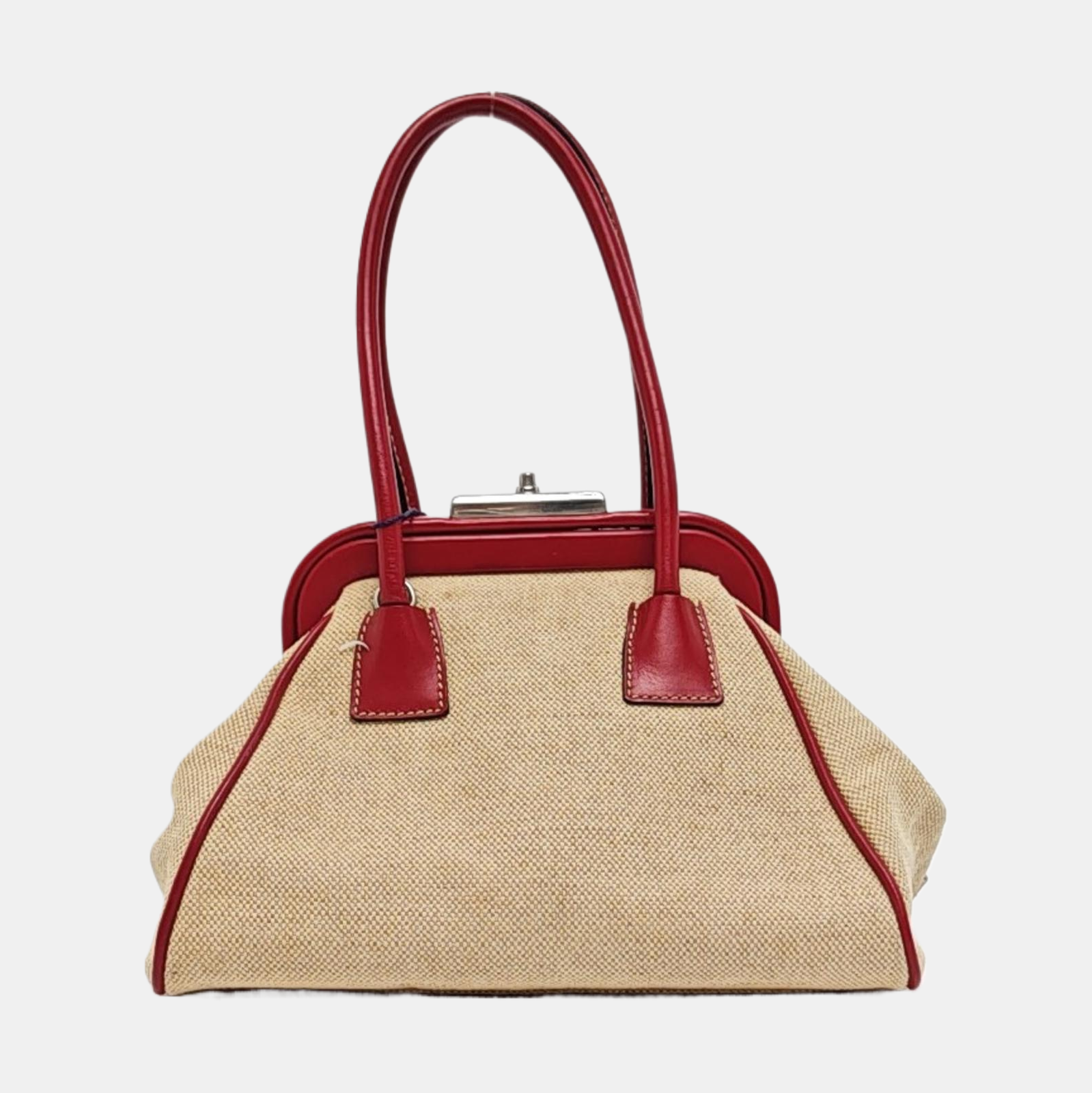 Canvas Shoulder Bag Beige