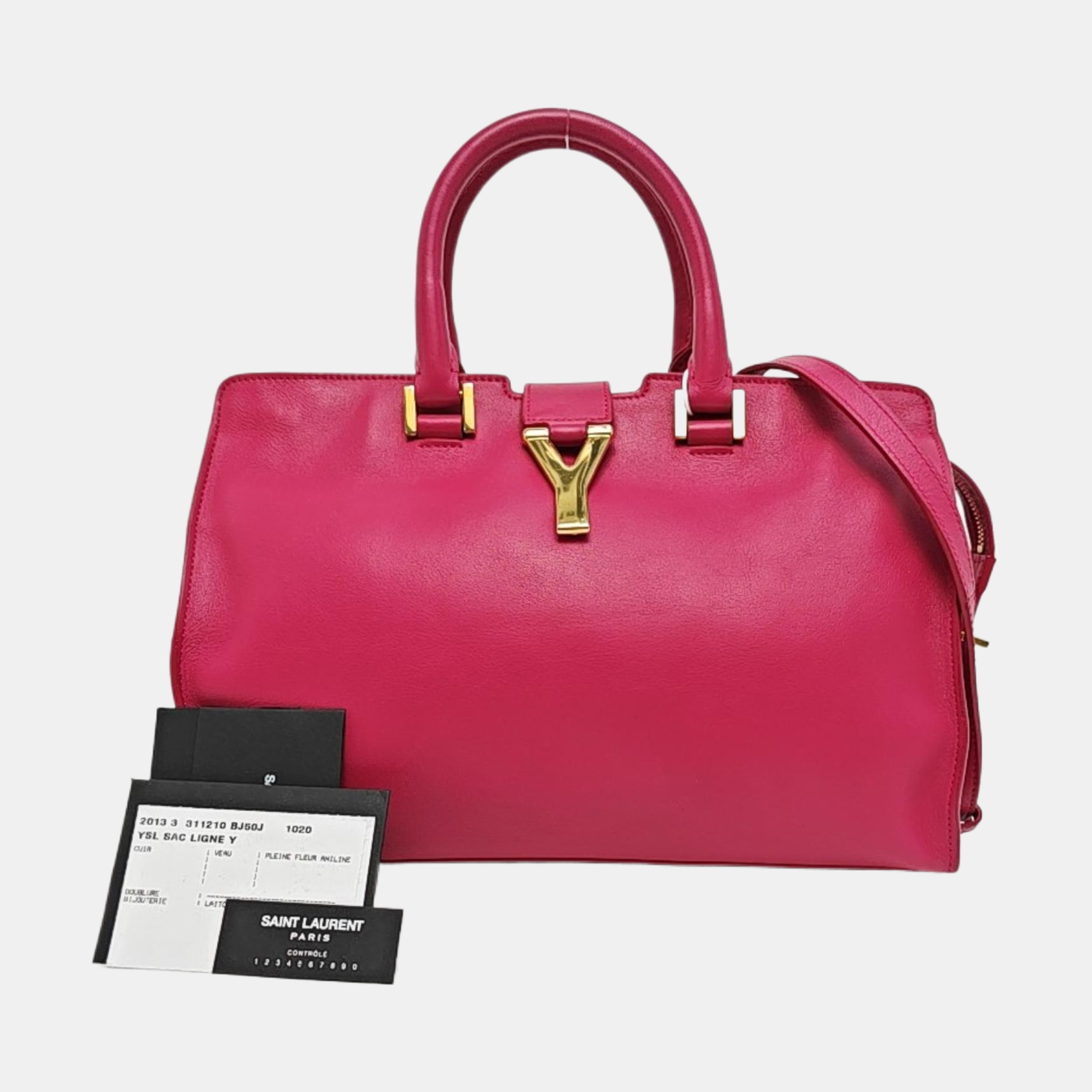CHYC Y LIGNE Small Calfskin Red