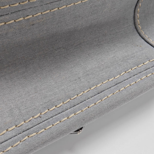 Canvas Top Handle Bag Blue