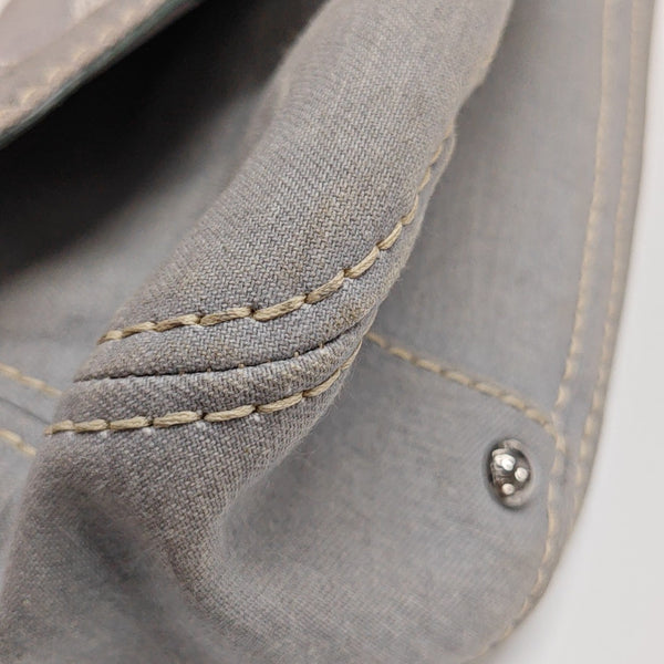 Canvas Top Handle Bag Blue