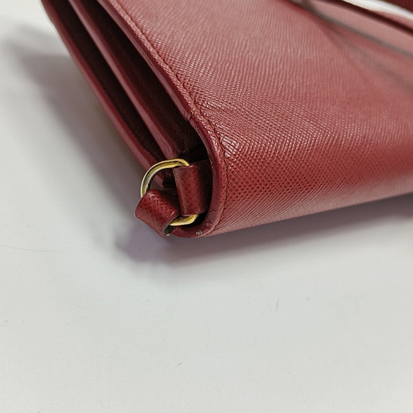 Calfskin Shoulder Bag Red