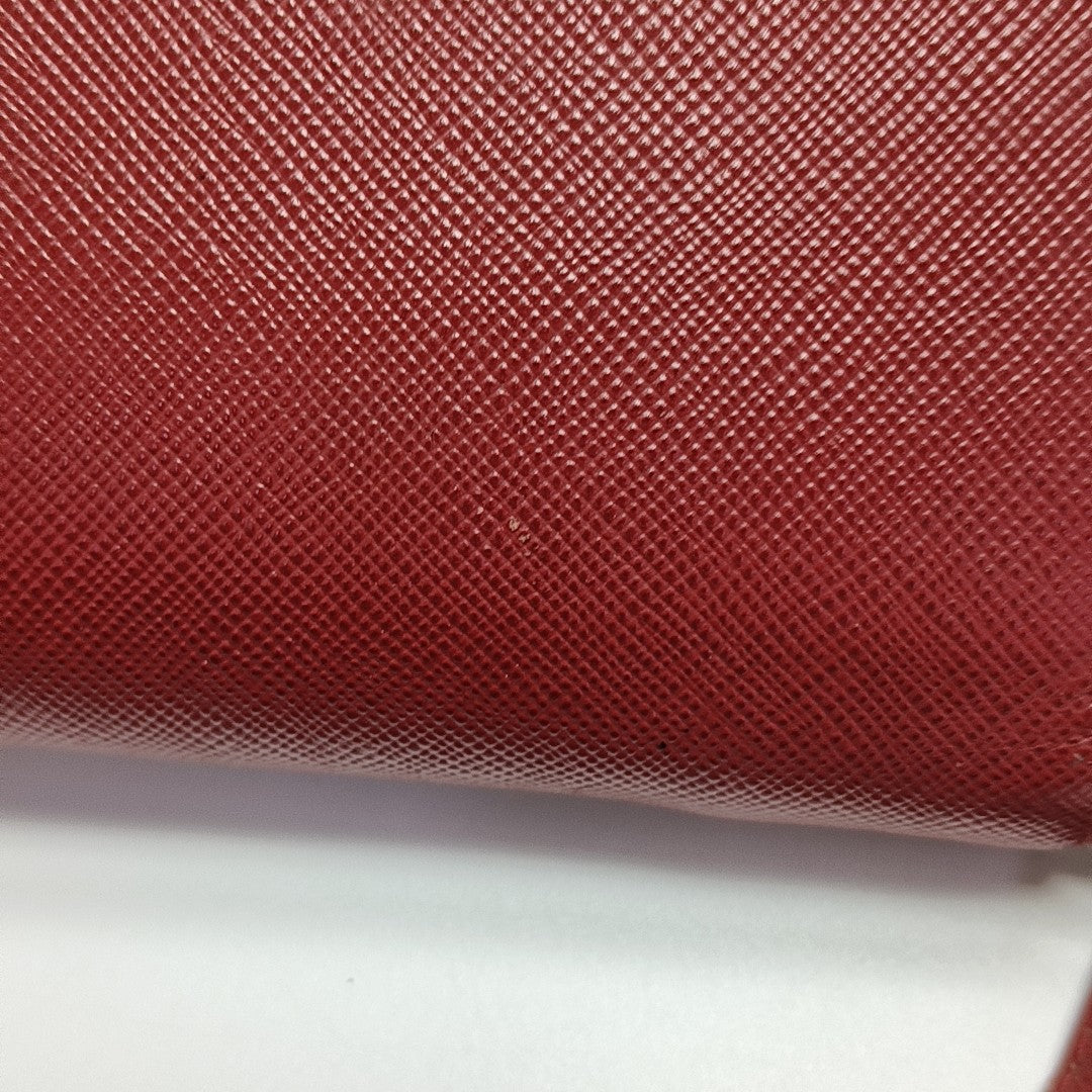 Calfskin Shoulder Bag Red