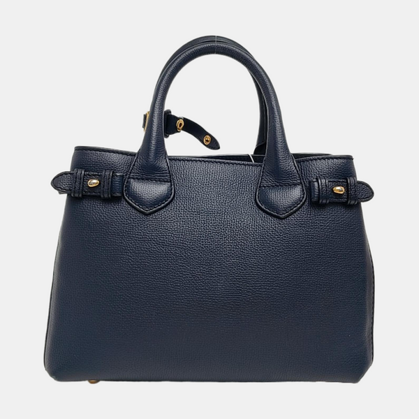 The Banner Small Calfskin Blue