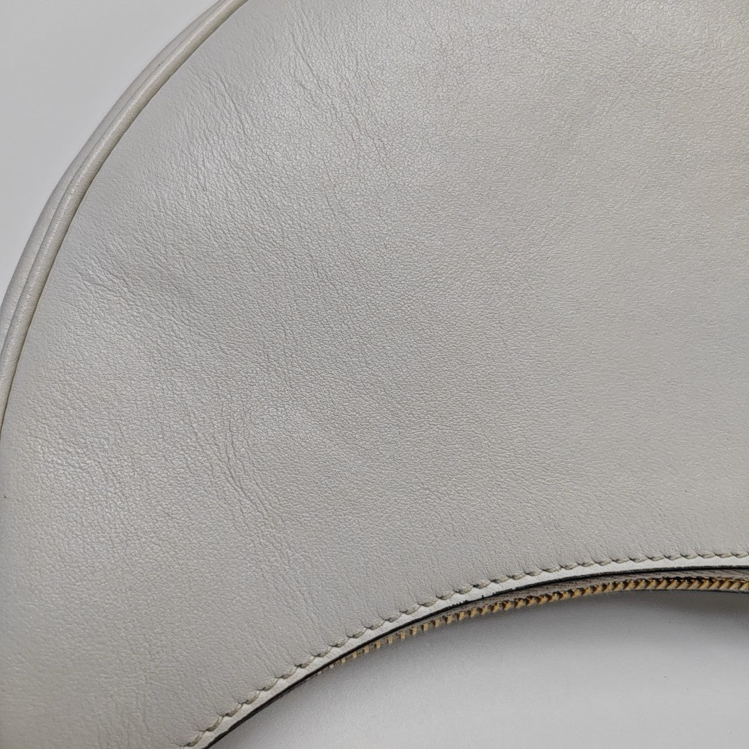 Calfskin Shoulder Bag White