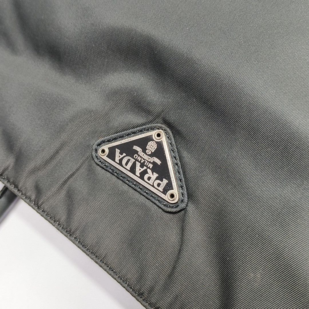 Nylon Top Handle Bag Green