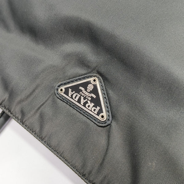 Nylon Top Handle Bag Green