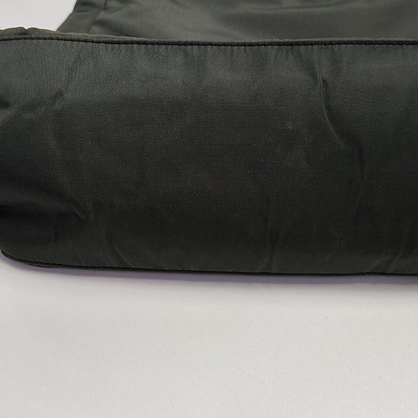 Nylon Top Handle Bag Green
