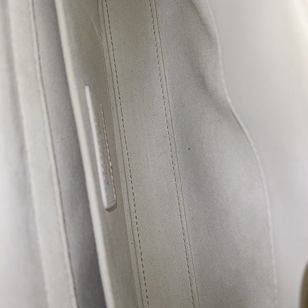 Lady D-Joy Medium Cannage Lambskin White