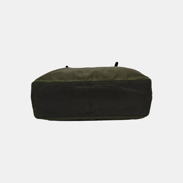 Nylon Tote Bag Green