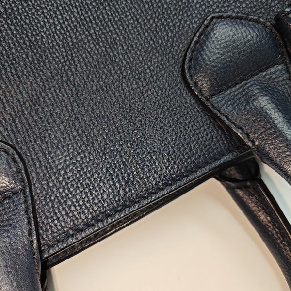 The Banner Small Calfskin Blue