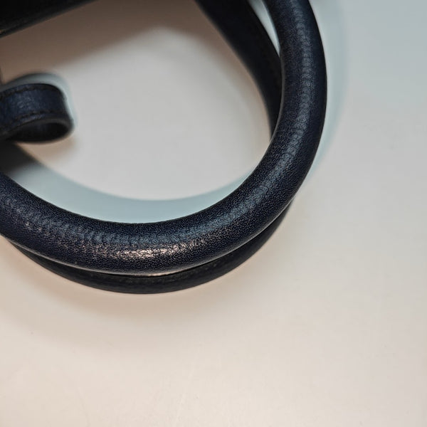The Banner Small Calfskin Blue